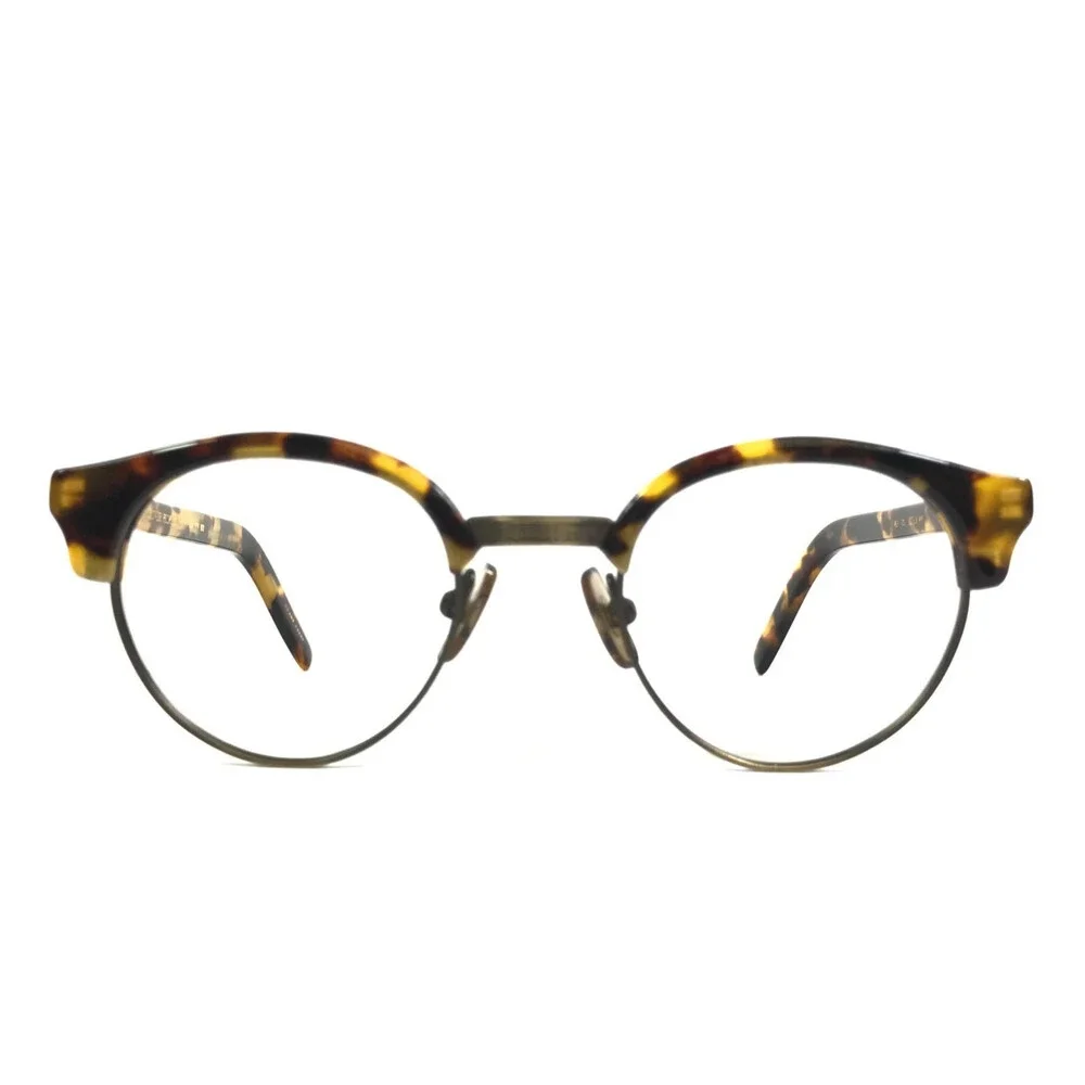 Vintage Oliver Peoples Eyeglasses Frames MP-15 DTB/AG Dk Tort Ant Gold 42-20-135